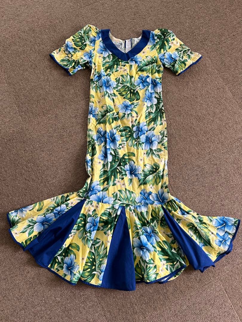 Rainbow Hawaii ビンテージムームーフラダンスドレス サイズ9/10