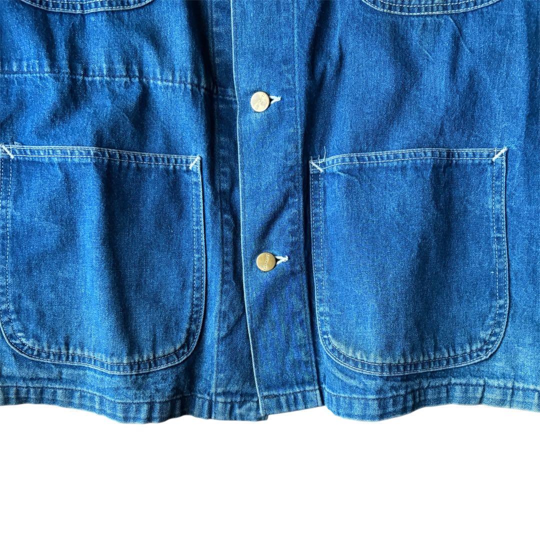 90s Carhartt usa製 カバーオール　デニムジャケット　フェード