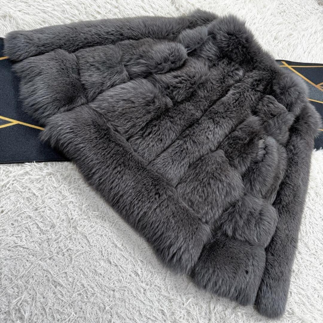 着丈82㎝【現行タグ】サガファーズ フォックス グレー ベスト L AA082