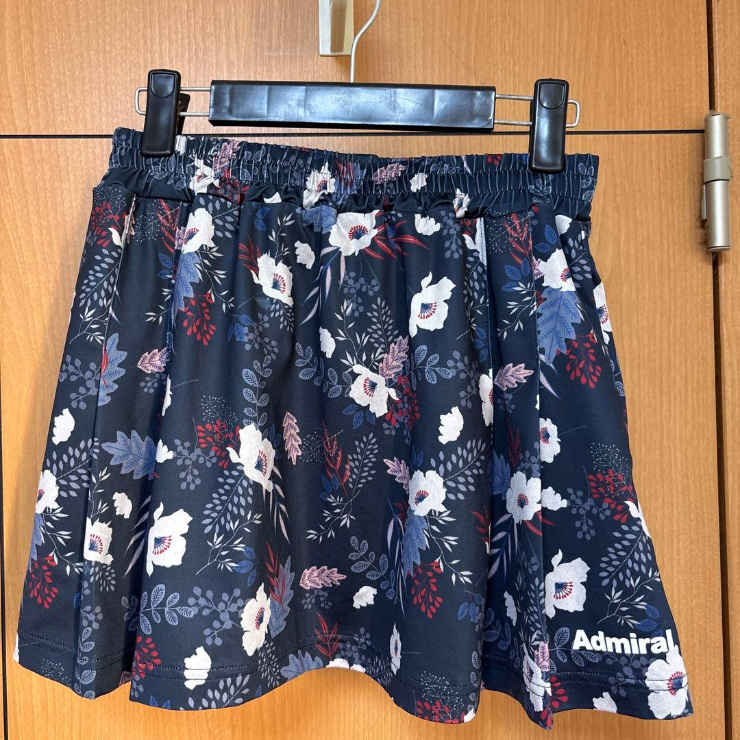 Admiral テニスウェア セットアップ／フラワー柄・赤