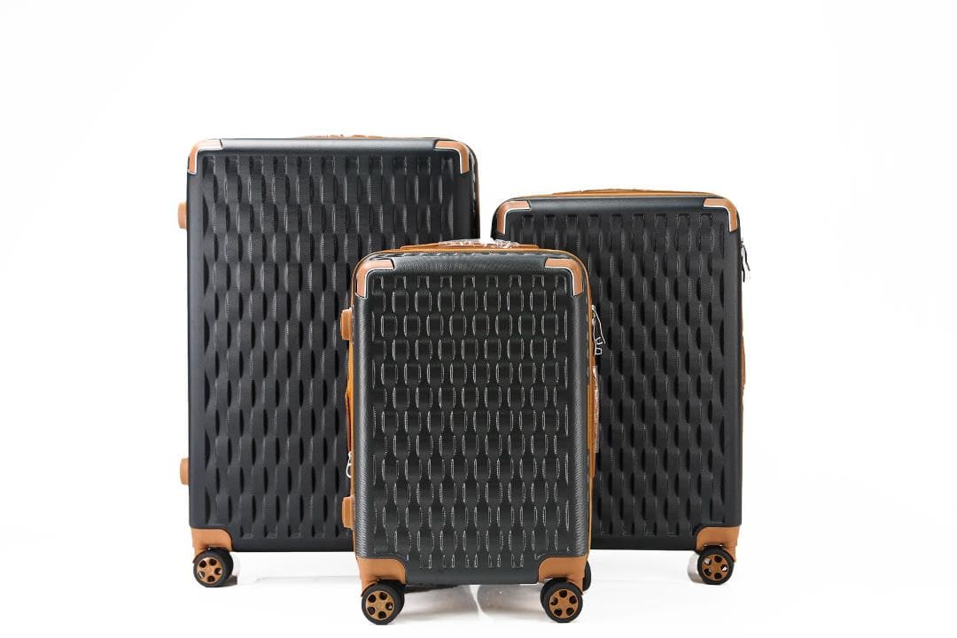 軽量Lサイズ　静音8輪　キャリーバッグ　スーツケース　キャリーケース BK/BR