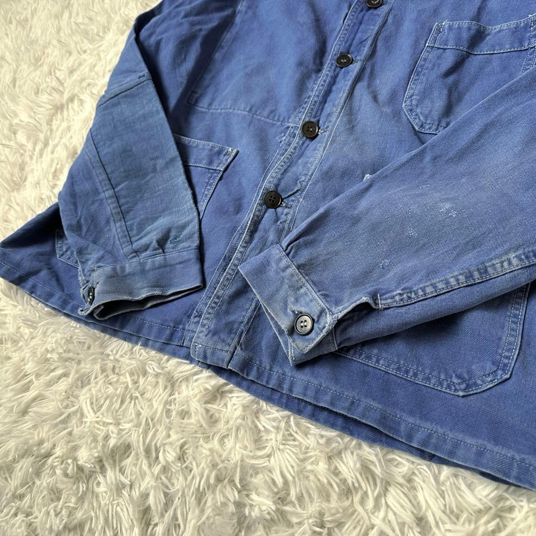 60s フレンチ カバーオール ブルー ユーロワーク vintage 雰囲気系
