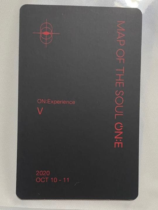 BTS ON:EDVD テヒョン トレカ