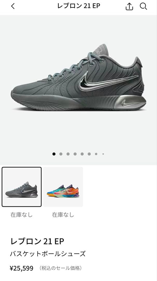 新品未使用　レブロン　21 EP 31cm バスケットボールシューズ