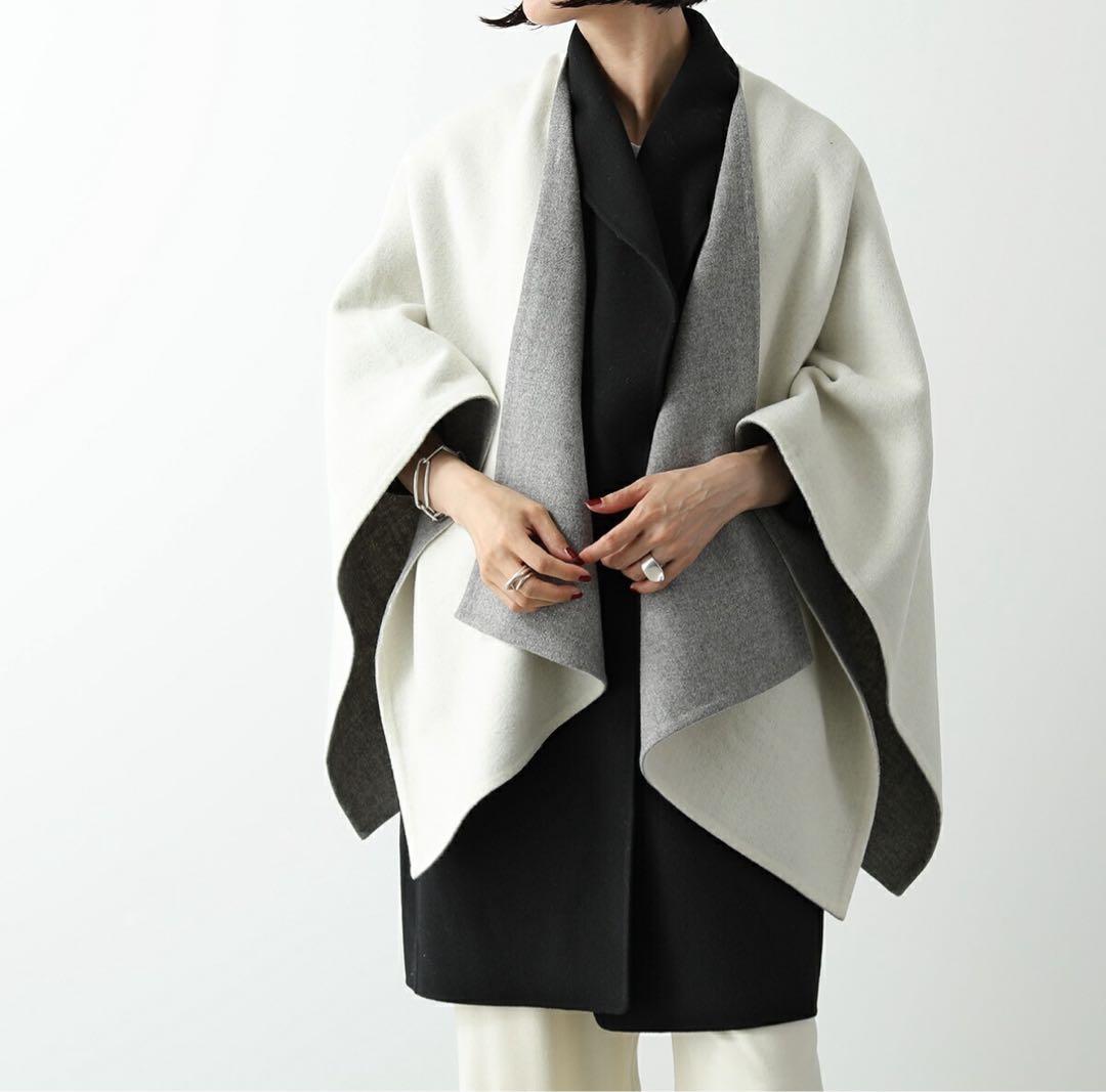 マックスマーラ　ポンチョ ケープ ブローチ