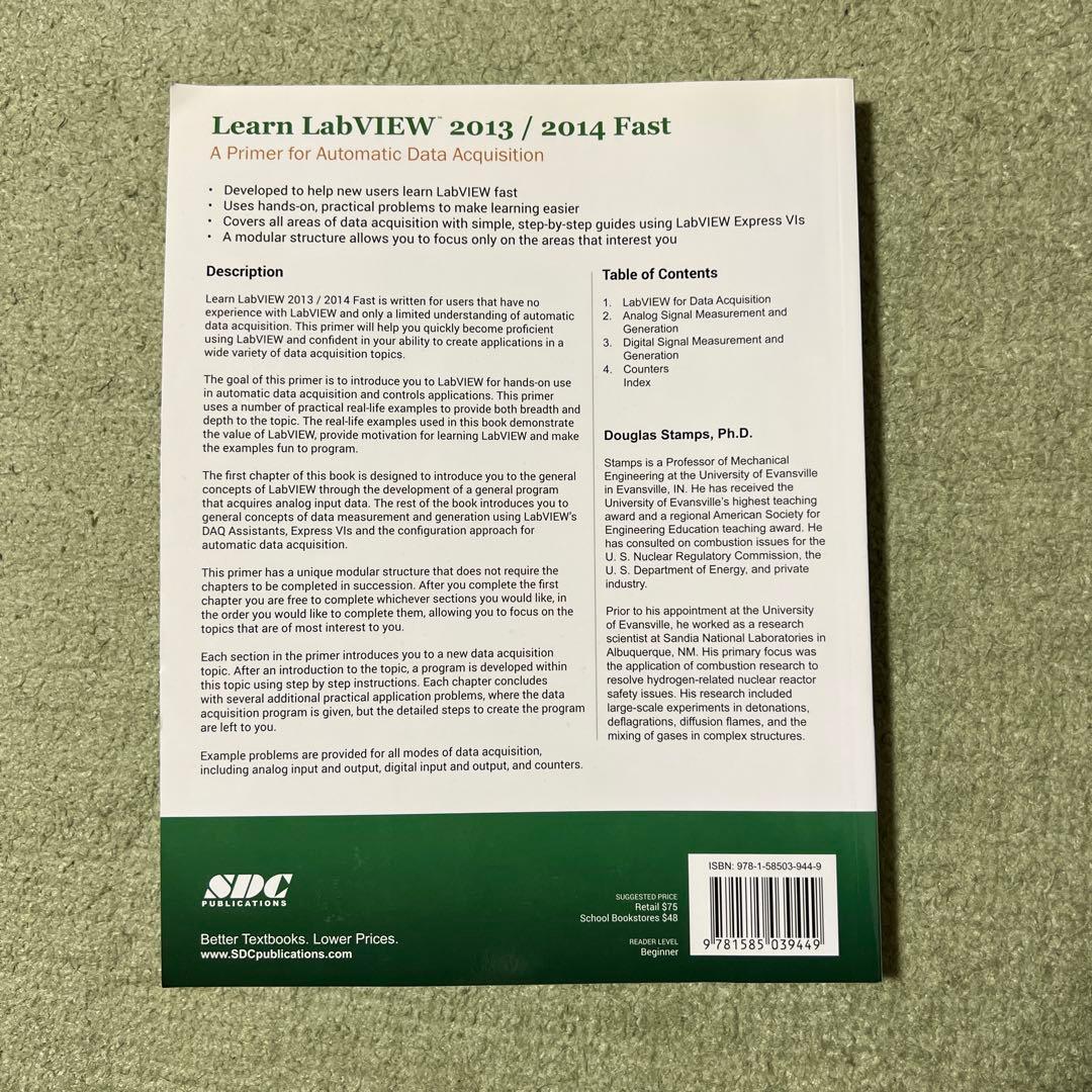 洋書 Learn LabVIEW 2013/2014 Fast
