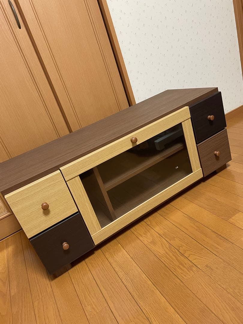 引き取り限定！　神奈川県　テレビ台　オシャレ　木製　リビング　収納