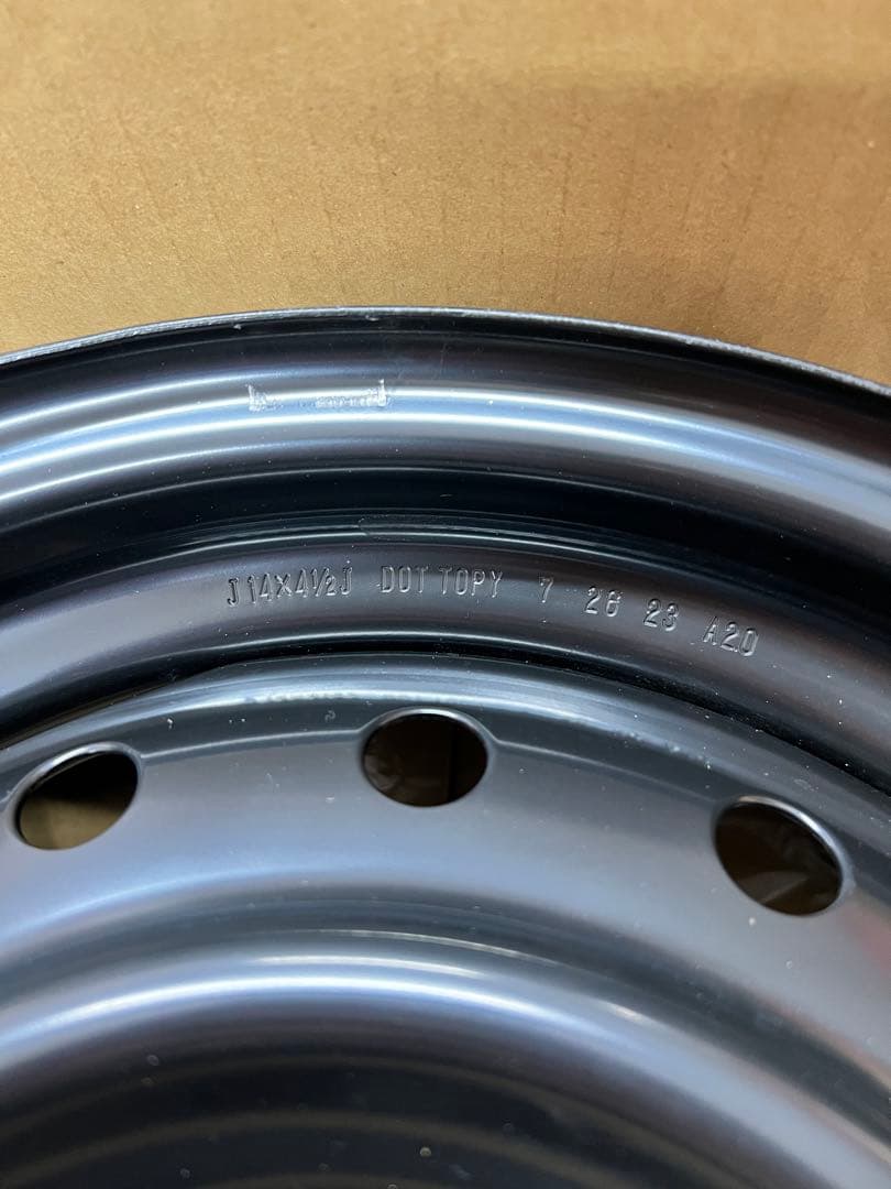 スチールホイール 14インチ4本 ワゴンR