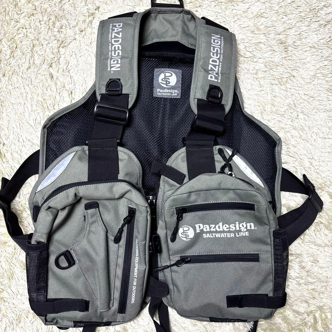 Pazdesign パズデザイン フィッシングベスト フローティングベスト 美品