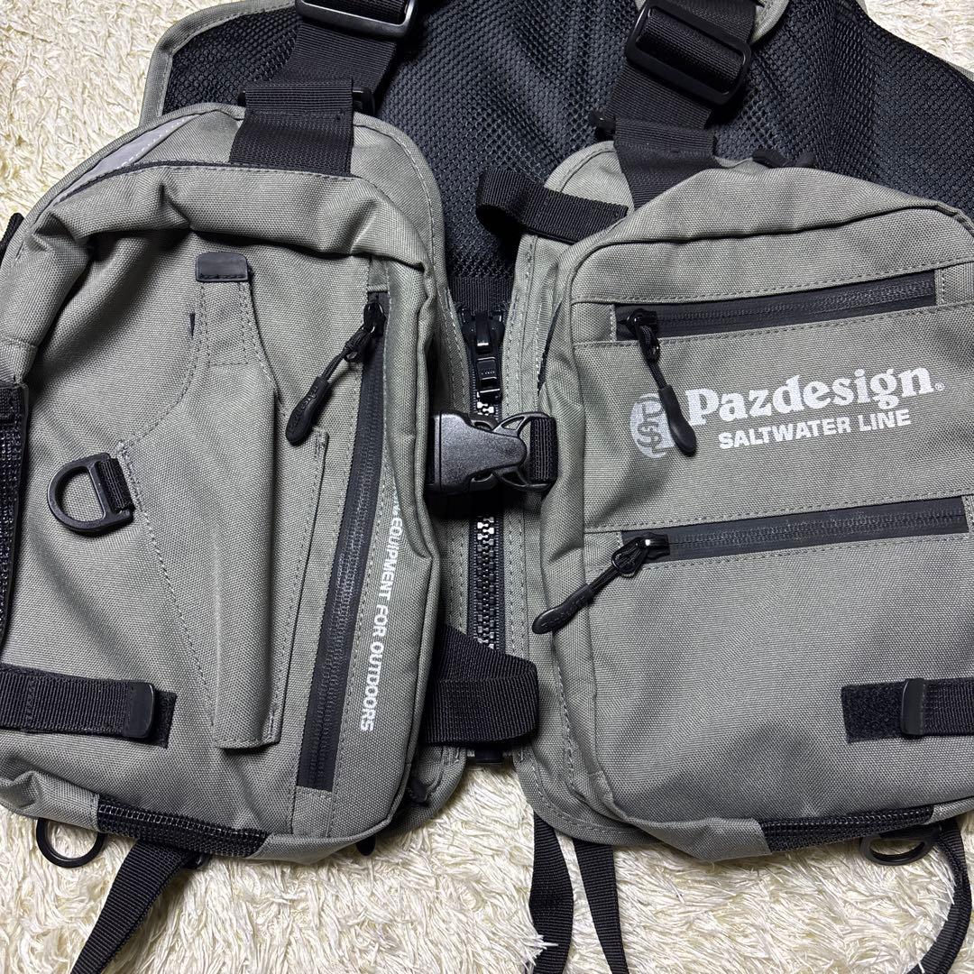 Pazdesign パズデザイン フィッシングベスト フローティングベスト 美品