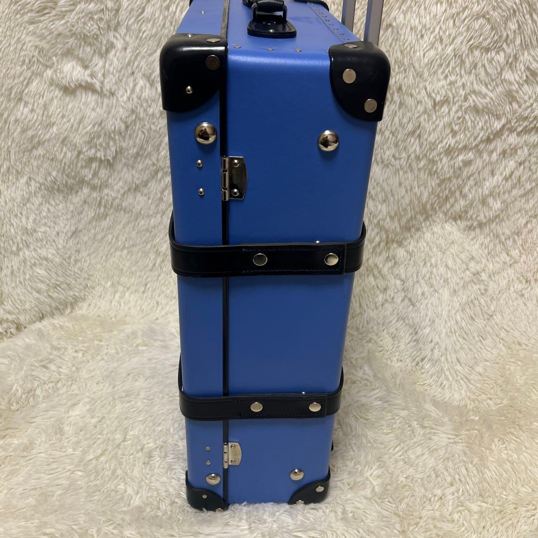 【美品】GLOBE TROTTER スーツケース ロイヤルブルー　二輪