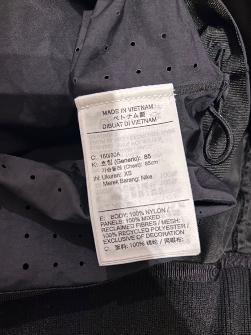 さ*か様 NIKE X SACAI MA-1 ジャケットBLACK XS 中古品