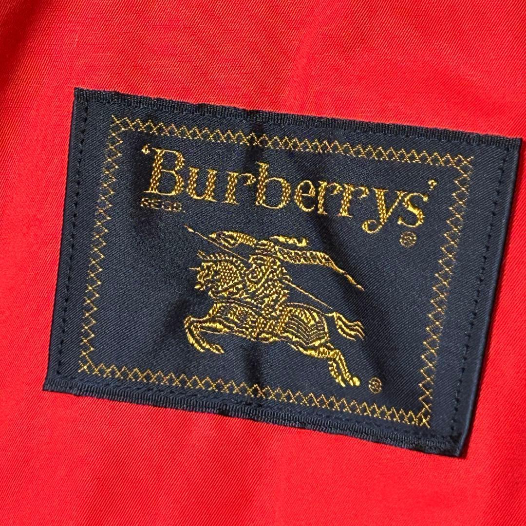 希少⭐ バーバリー 金ボタン アーカイブ刺繍 ステンカラー コート　ノバチェック