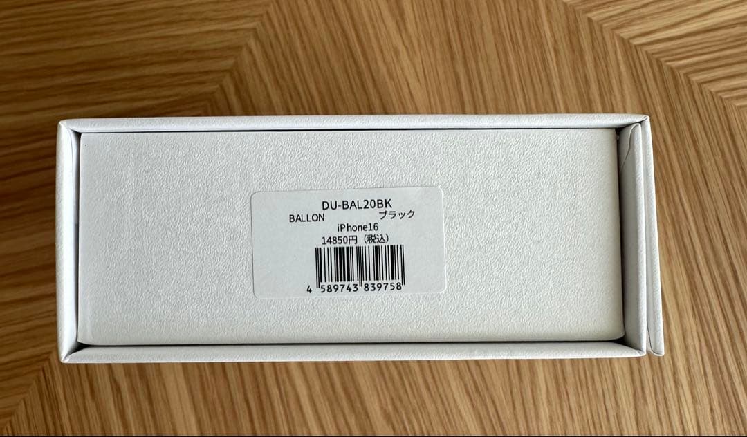 DEMIU ブラック iPhone16用ケース