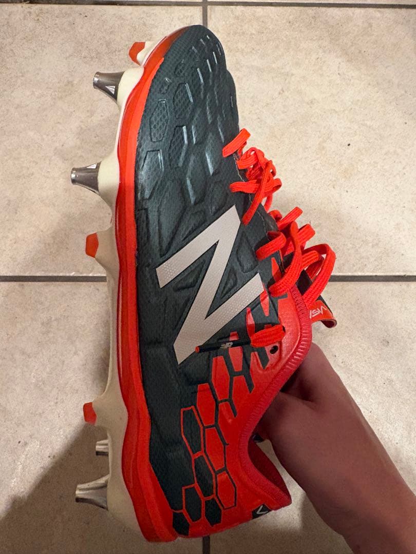 New Balance Furon スパイクシューズ グレー/オレンジ