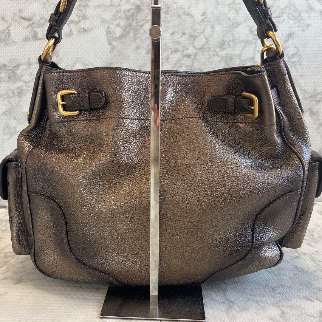 PRADA プラダ ヴィッテロダイノ レザー ワンショルダーバッグ ポーチ付き