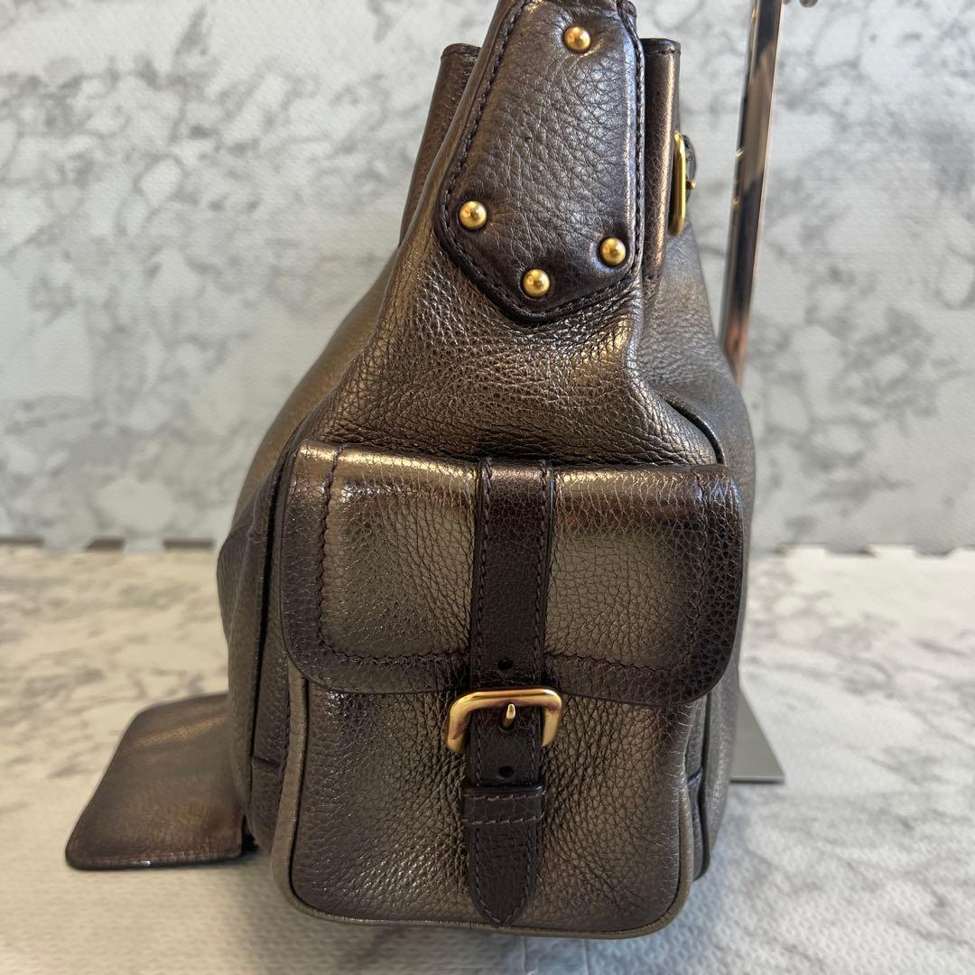 PRADA プラダ ヴィッテロダイノ レザー ワンショルダーバッグ ポーチ付き