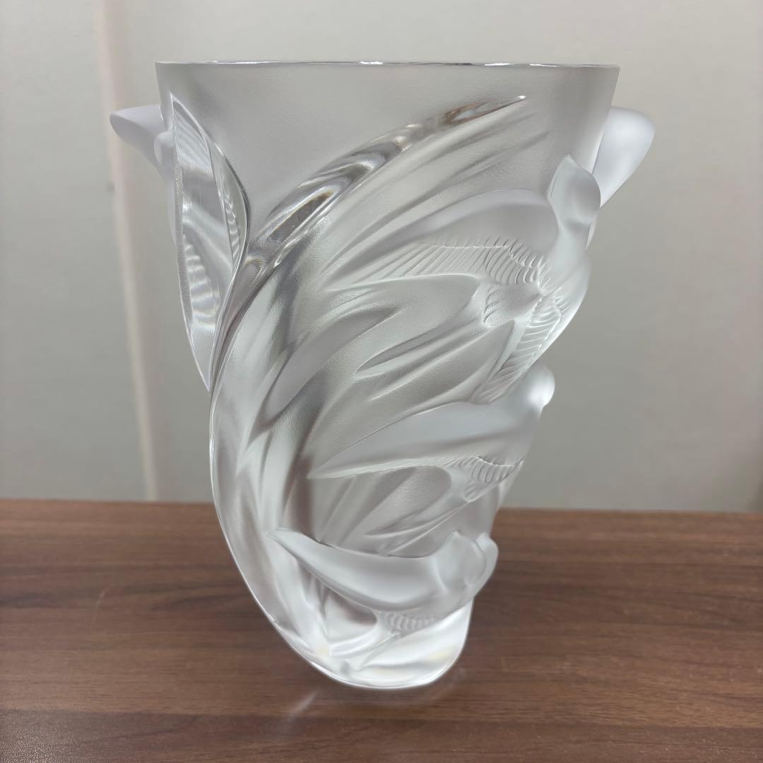 ラリック 花瓶 マルティネット Martinets フラワーベース 鳥