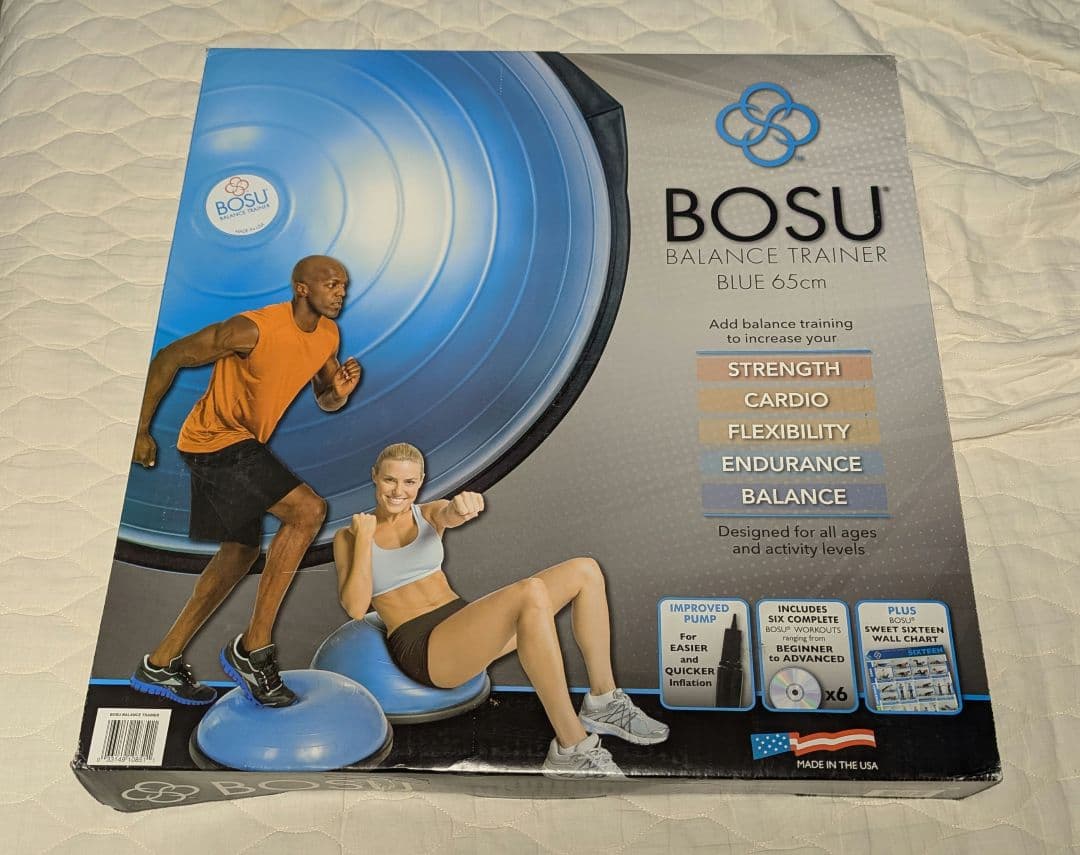 BOSU バランストレーナー ホームバージョン DVD付属 トレーニンググッズ