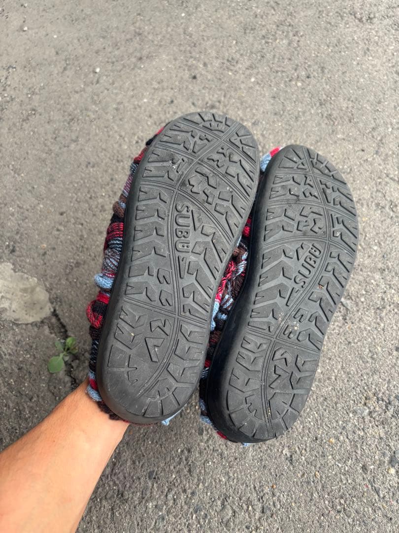 SUBU FAF 3Dニット　サンダル