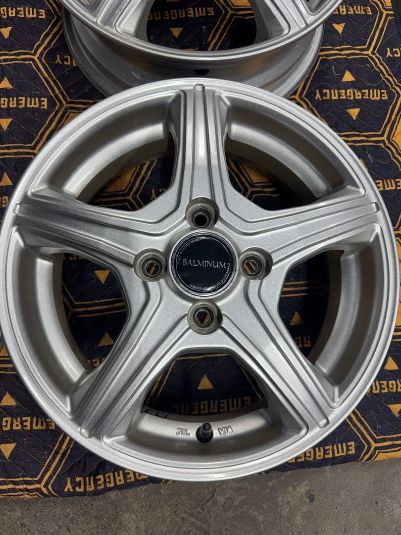 と*ん様 中古 BS アルミホイール　14インチ　4.5j　+45　4穴100