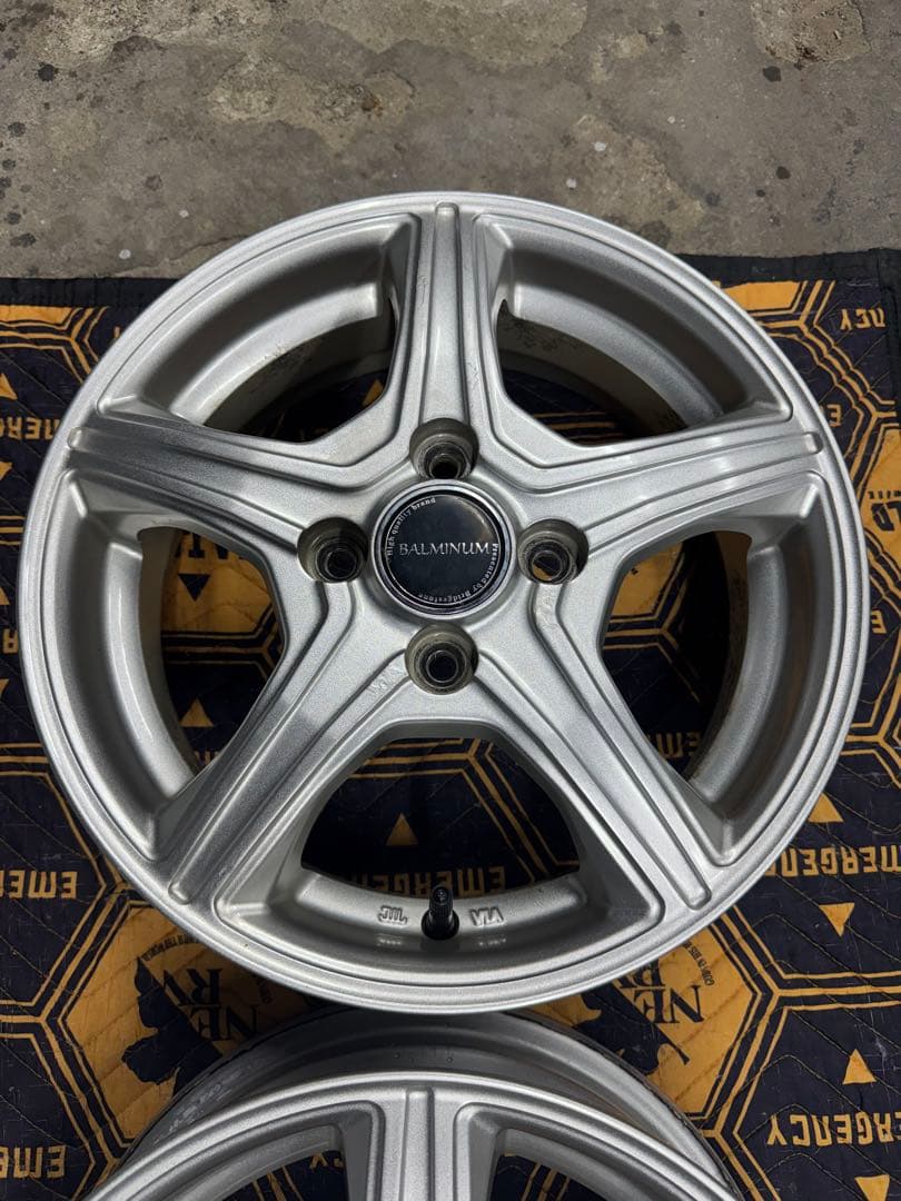 と*ん様 中古 BS アルミホイール　14インチ　4.5j　+45　4穴100
