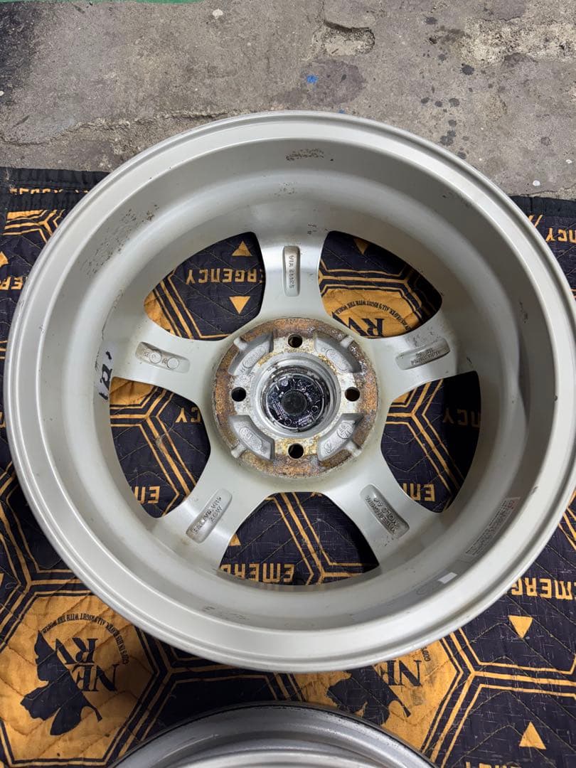 と*ん様 中古 BS アルミホイール　14インチ　4.5j　+45　4穴100