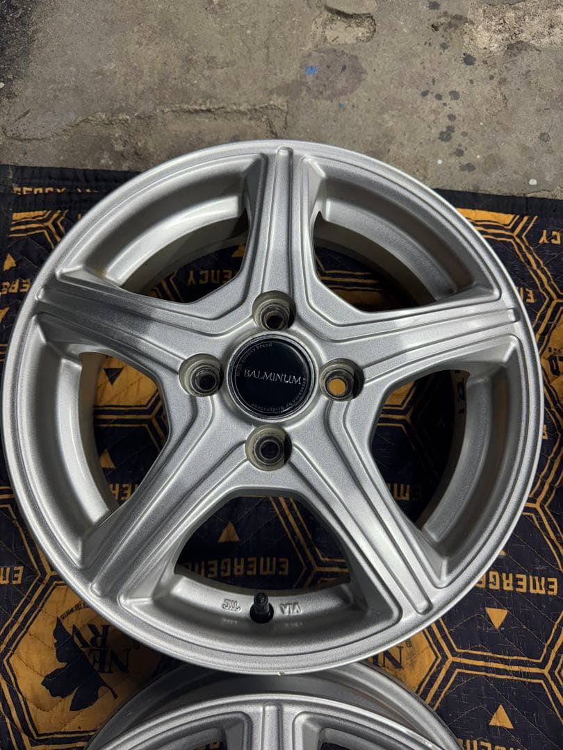 と*ん様 中古 BS アルミホイール　14インチ　4.5j　+45　4穴100