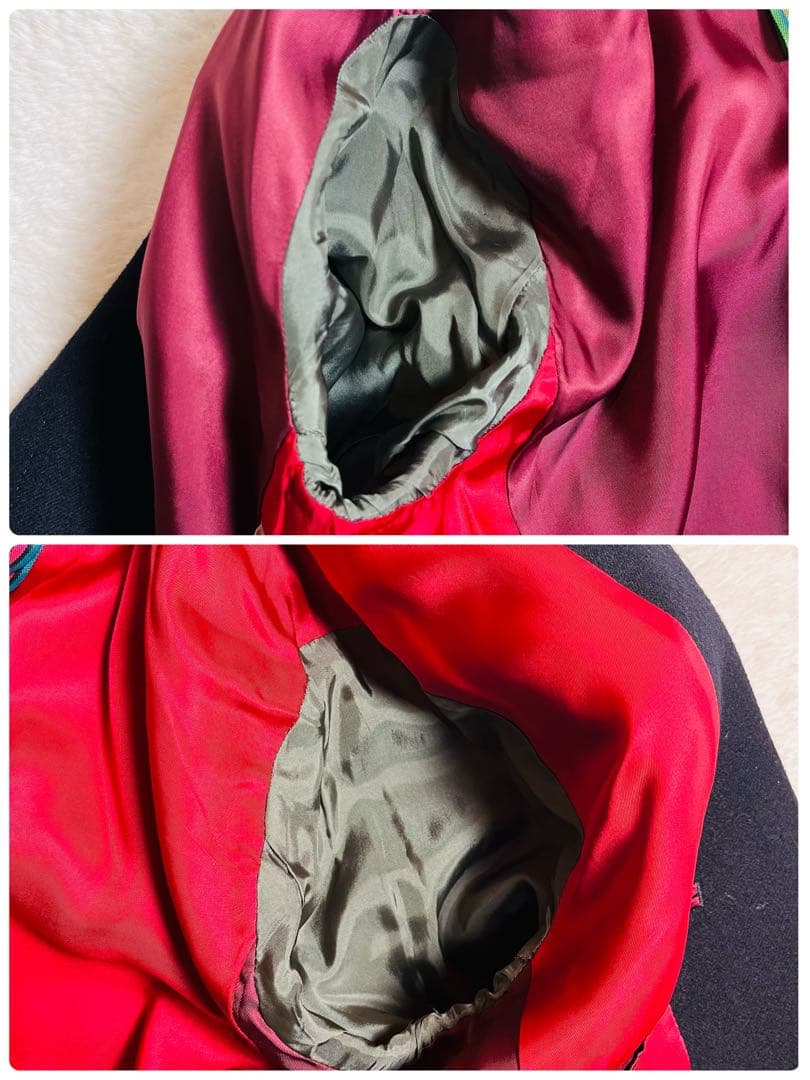 極美品 ポールスミス チェスターコート ブラック ウール 比翼仕立て Lサイズ