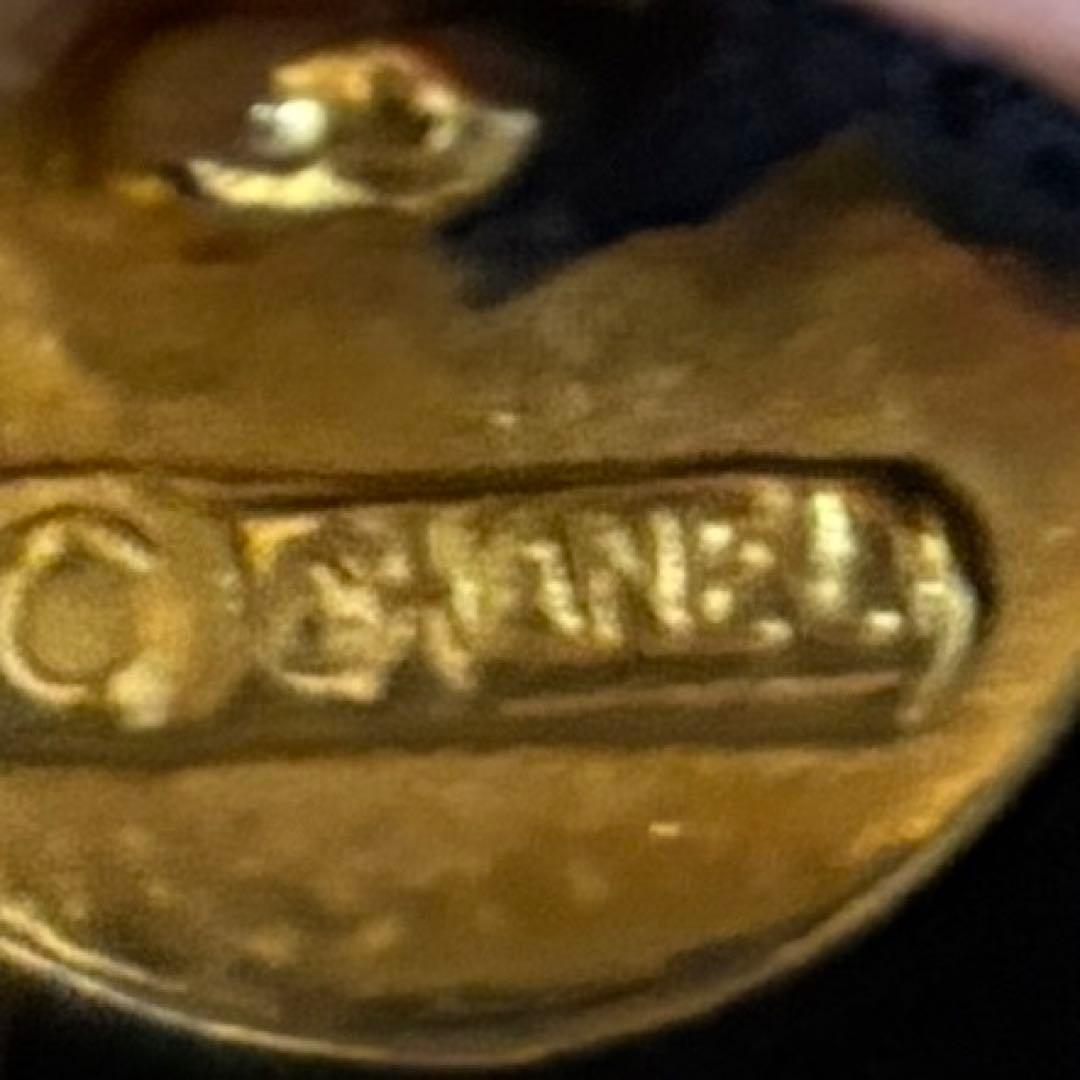 CHANEL ネイビー ホワイト袖 ワンピース ゴールドボタン