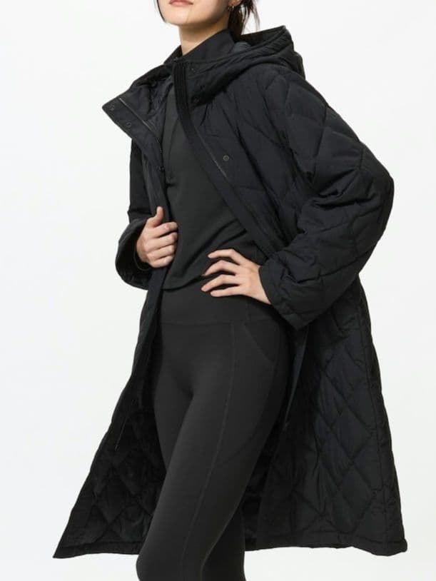 【新品タグ付】パフテックロングコートリラックスフィット　ブラック　3XL