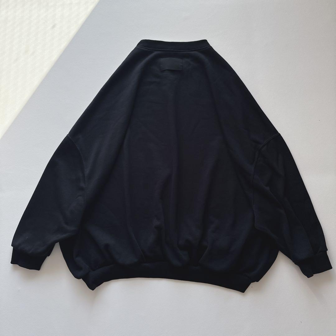 COG THE BIG SMOKE スウェット　黒　ドルマンスリーブ　立体