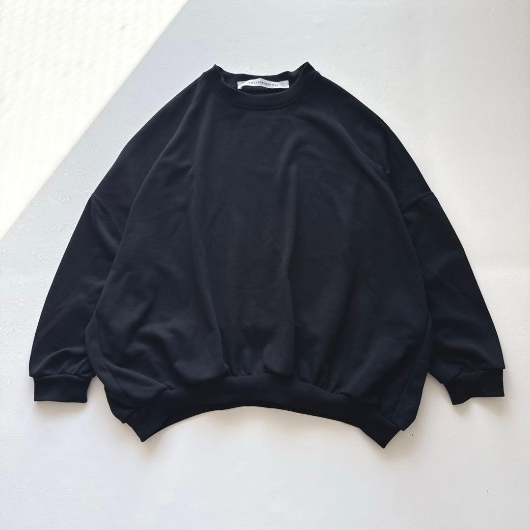 COG THE BIG SMOKE スウェット　黒　ドルマンスリーブ　立体