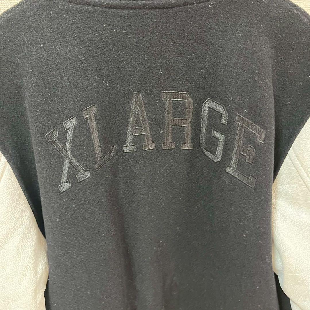 XLARGE スタジャン ブラック/ホワイト