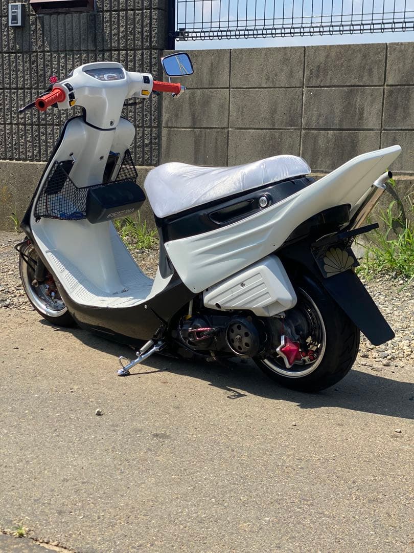 初期型/AF18/AF25ディオ用三連ダクト入りロングリアテールカウル