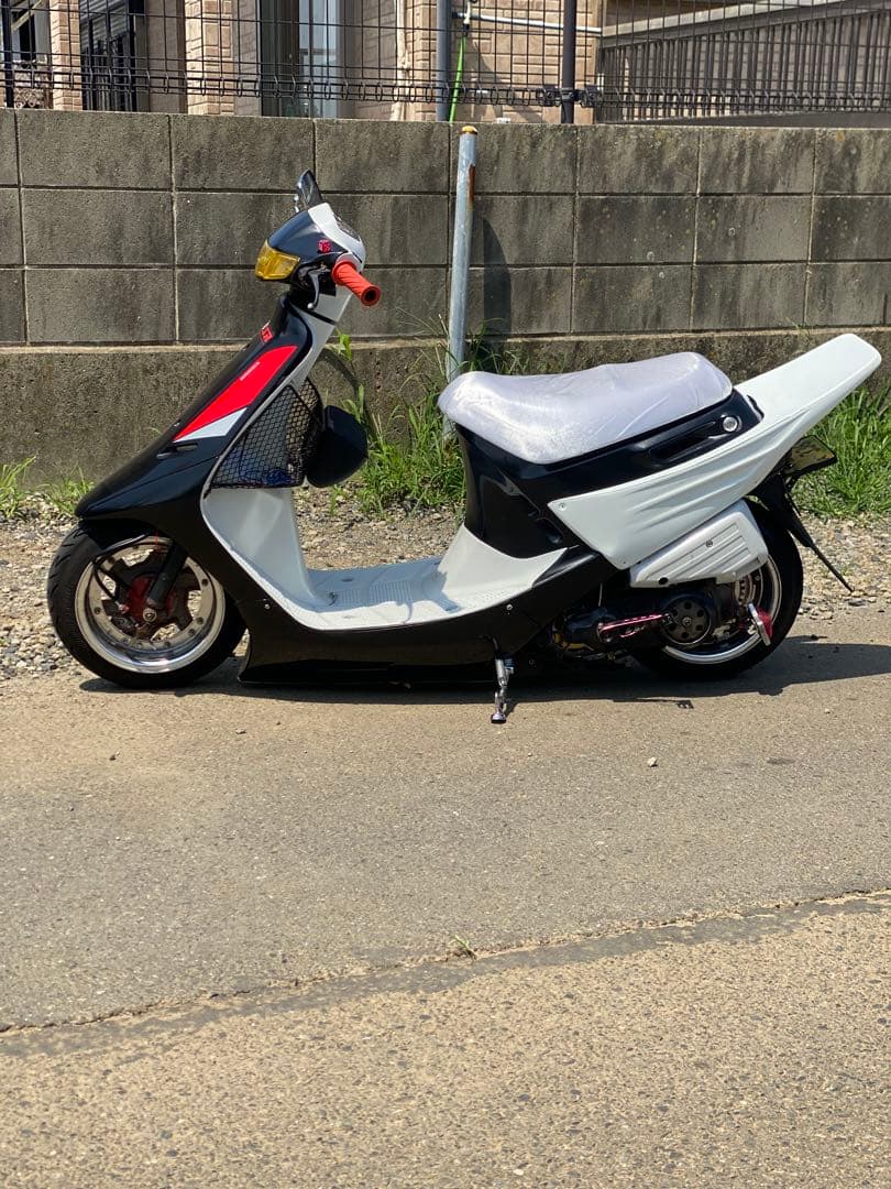 初期型/AF18/AF25ディオ用三連ダクト入りロングリアテールカウル