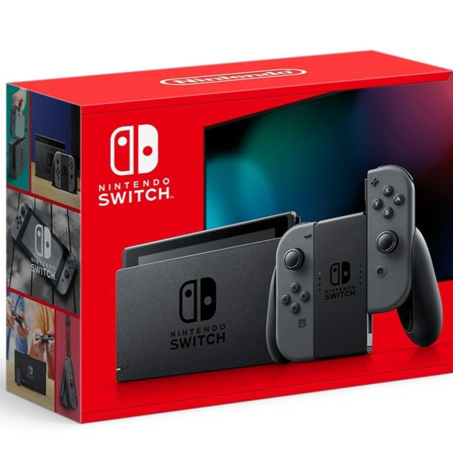 Nintendo Switch 本体 ブラック/グレー スマブラ デジモン付属