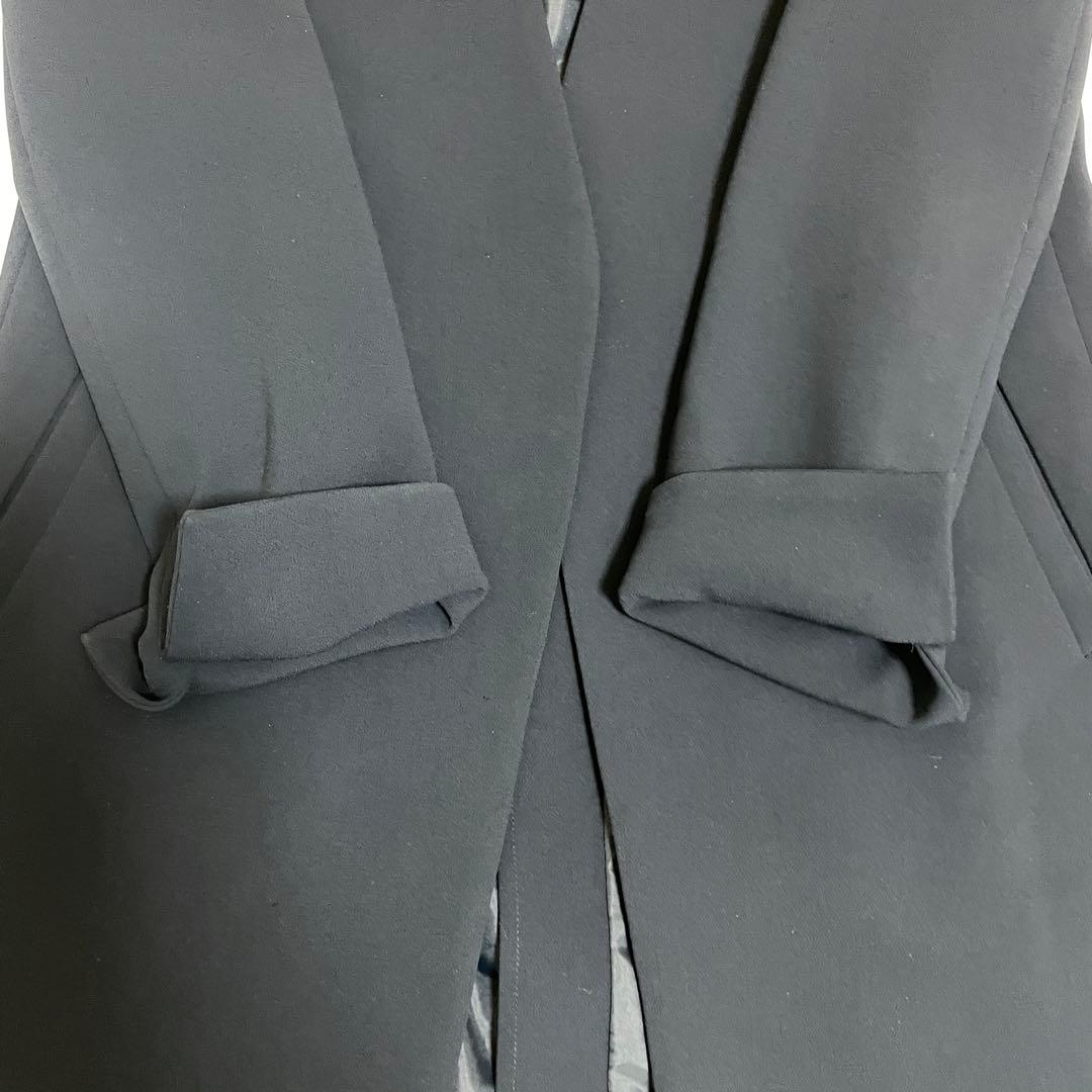 SOEJU ソージュロングノーカラージャケット　ネイビーサイズM