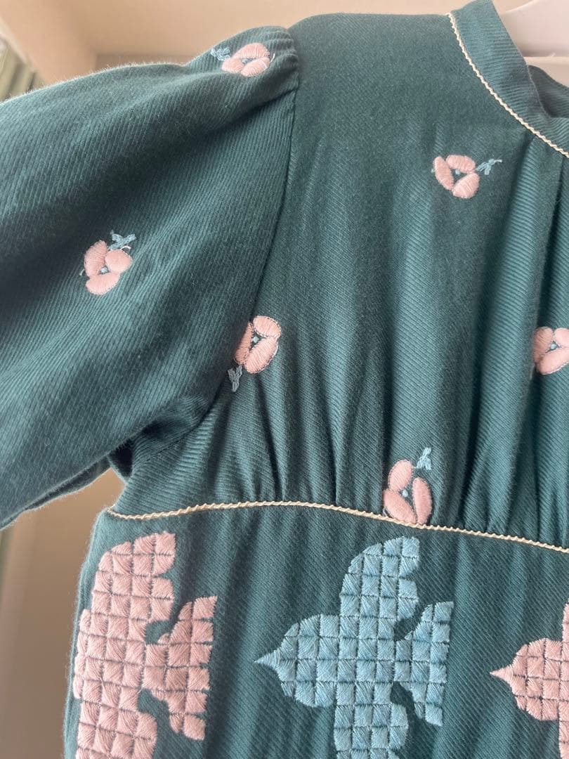 ミナペルホネン　ohayoキッズ長袖ワンピース110cm