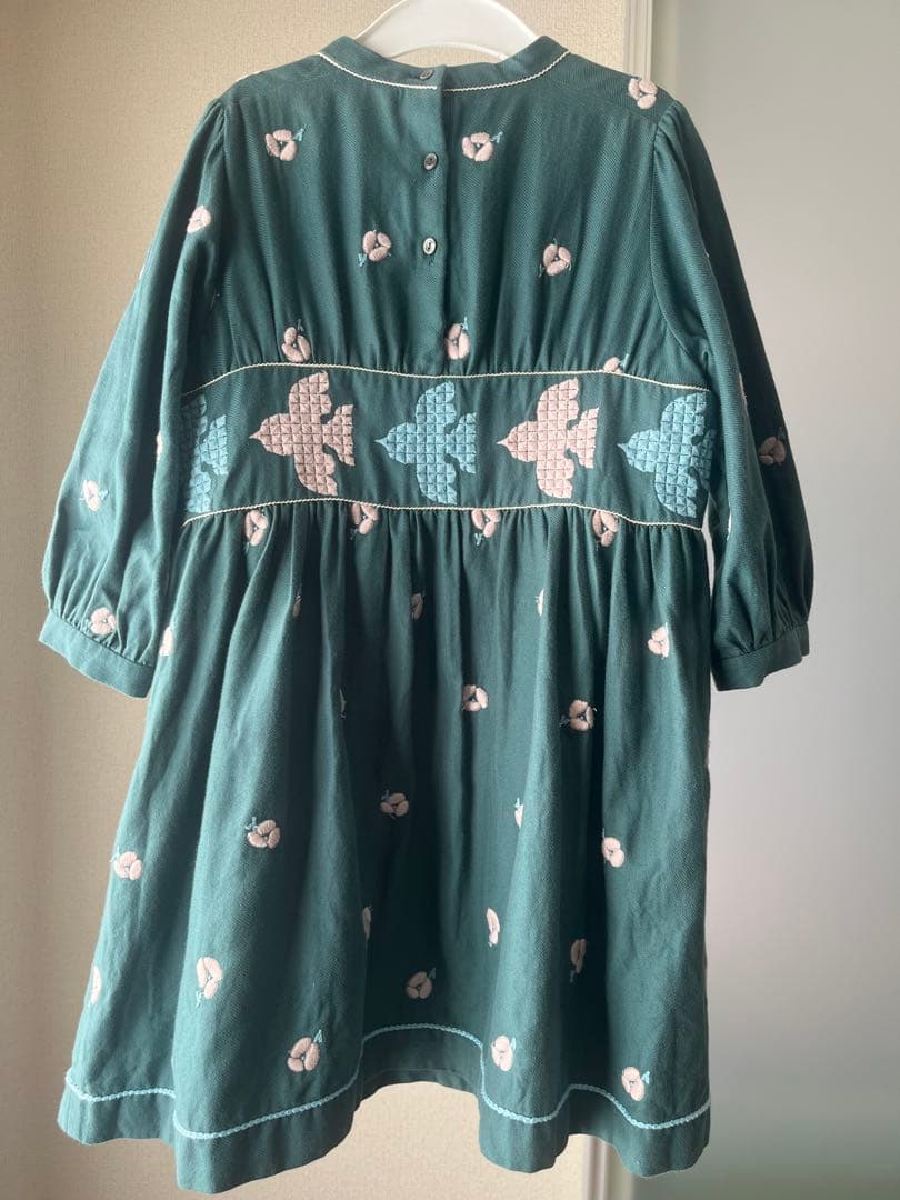 ミナペルホネン　ohayoキッズ長袖ワンピース110cm