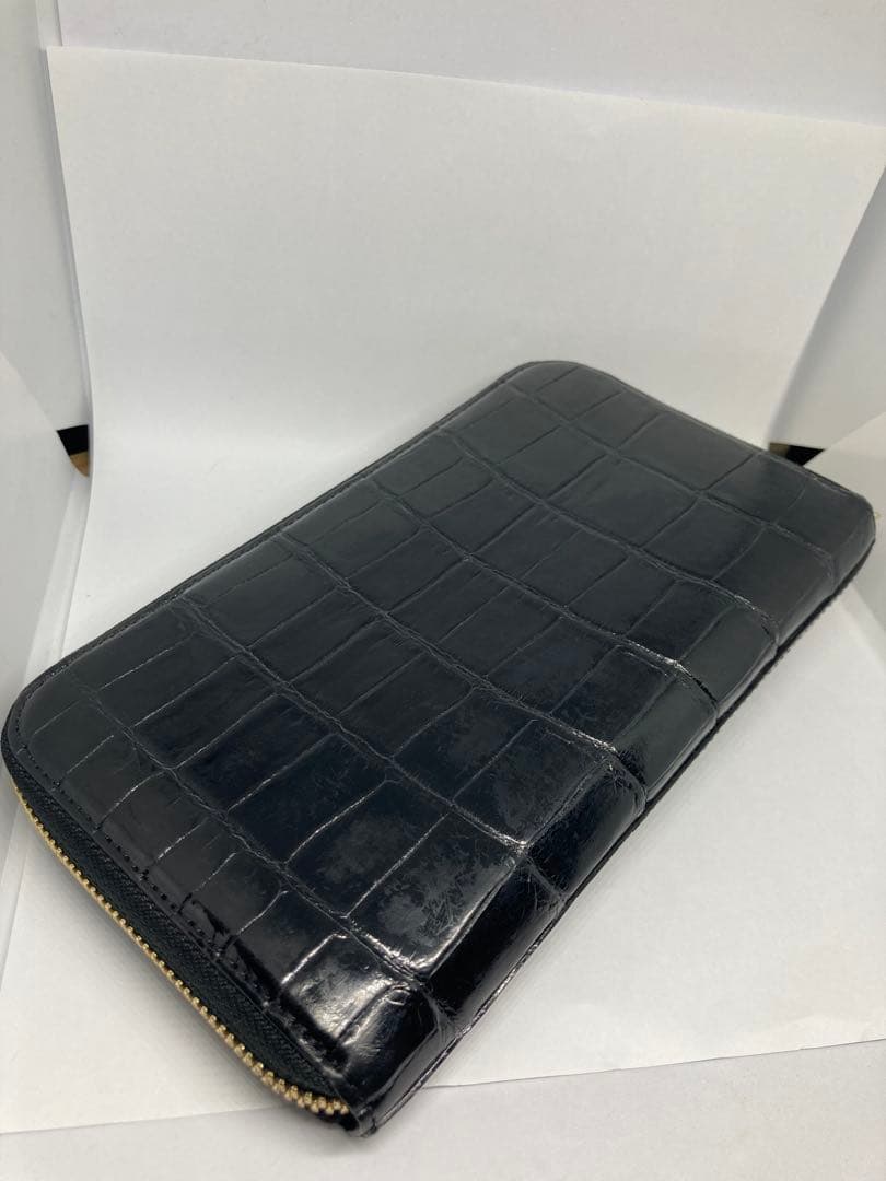 池田工芸 クロコ ラウンド ウォレット