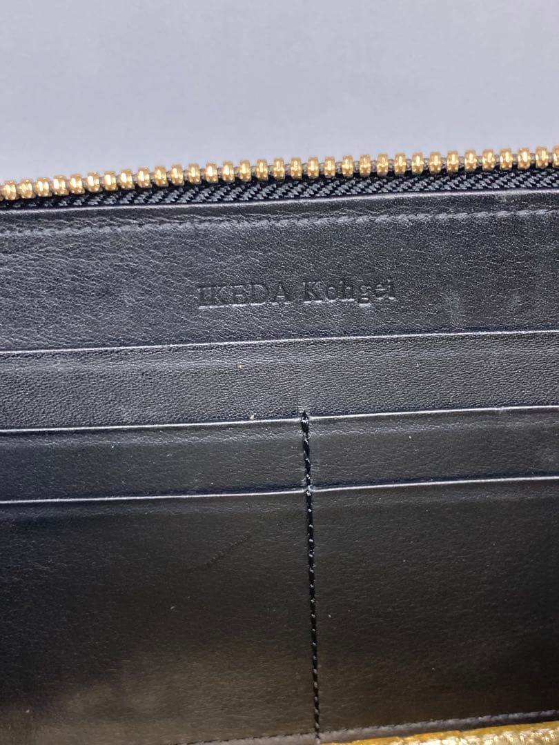 池田工芸 クロコ ラウンド ウォレット