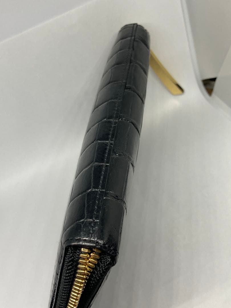 池田工芸 クロコ ラウンド ウォレット