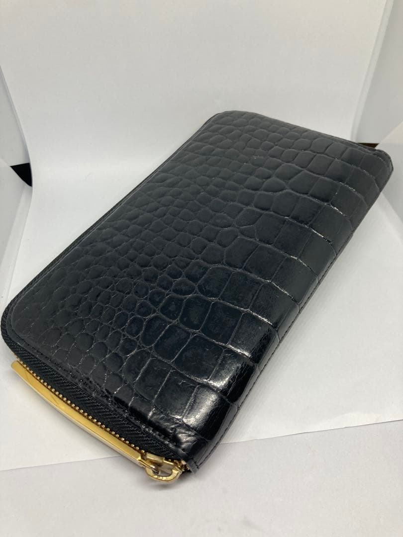 池田工芸 クロコ ラウンド ウォレット