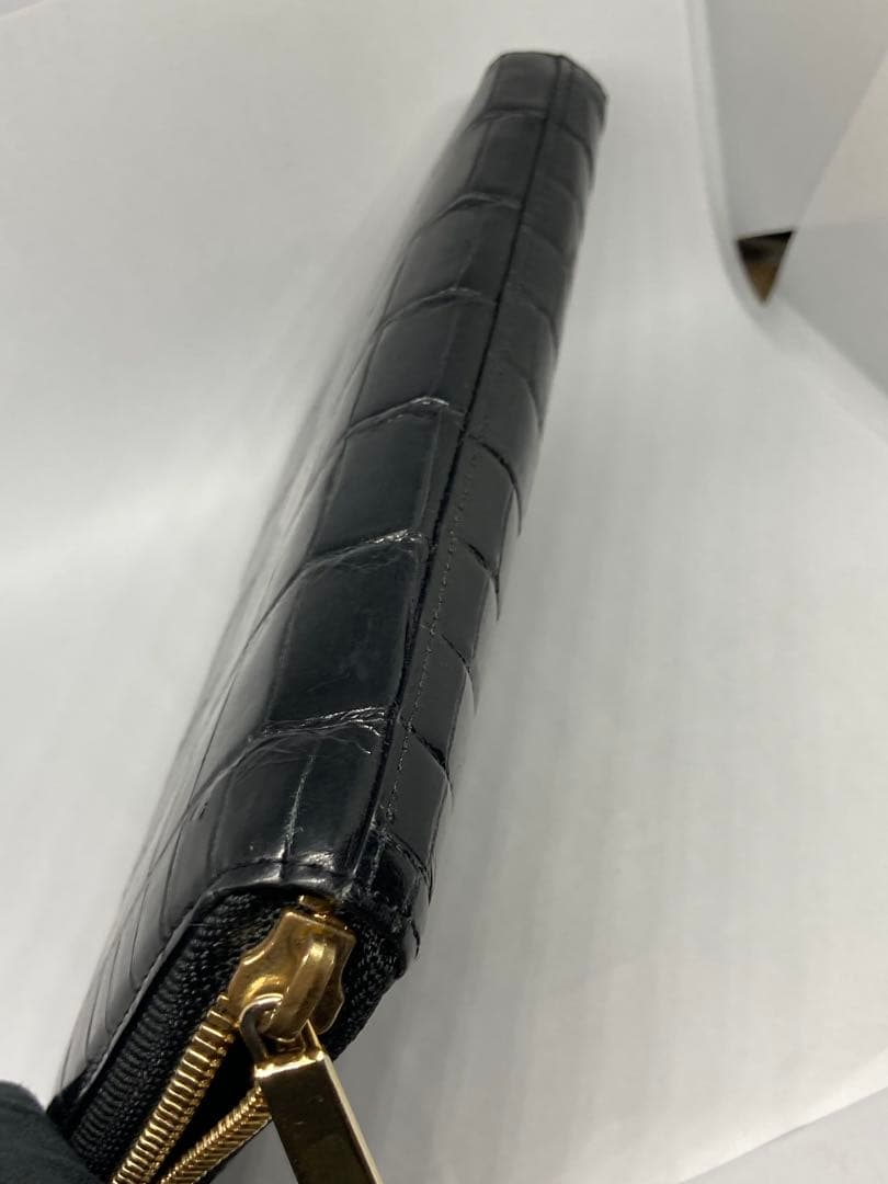 池田工芸 クロコ ラウンド ウォレット