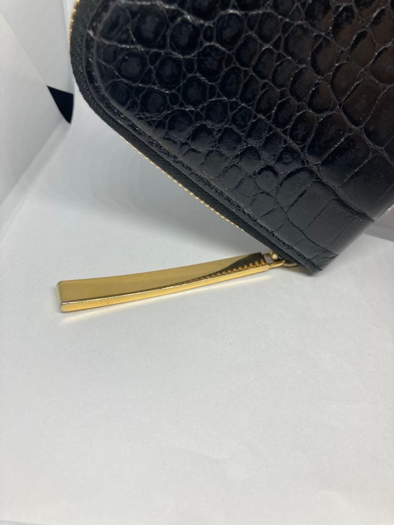 池田工芸 クロコ ラウンド ウォレット