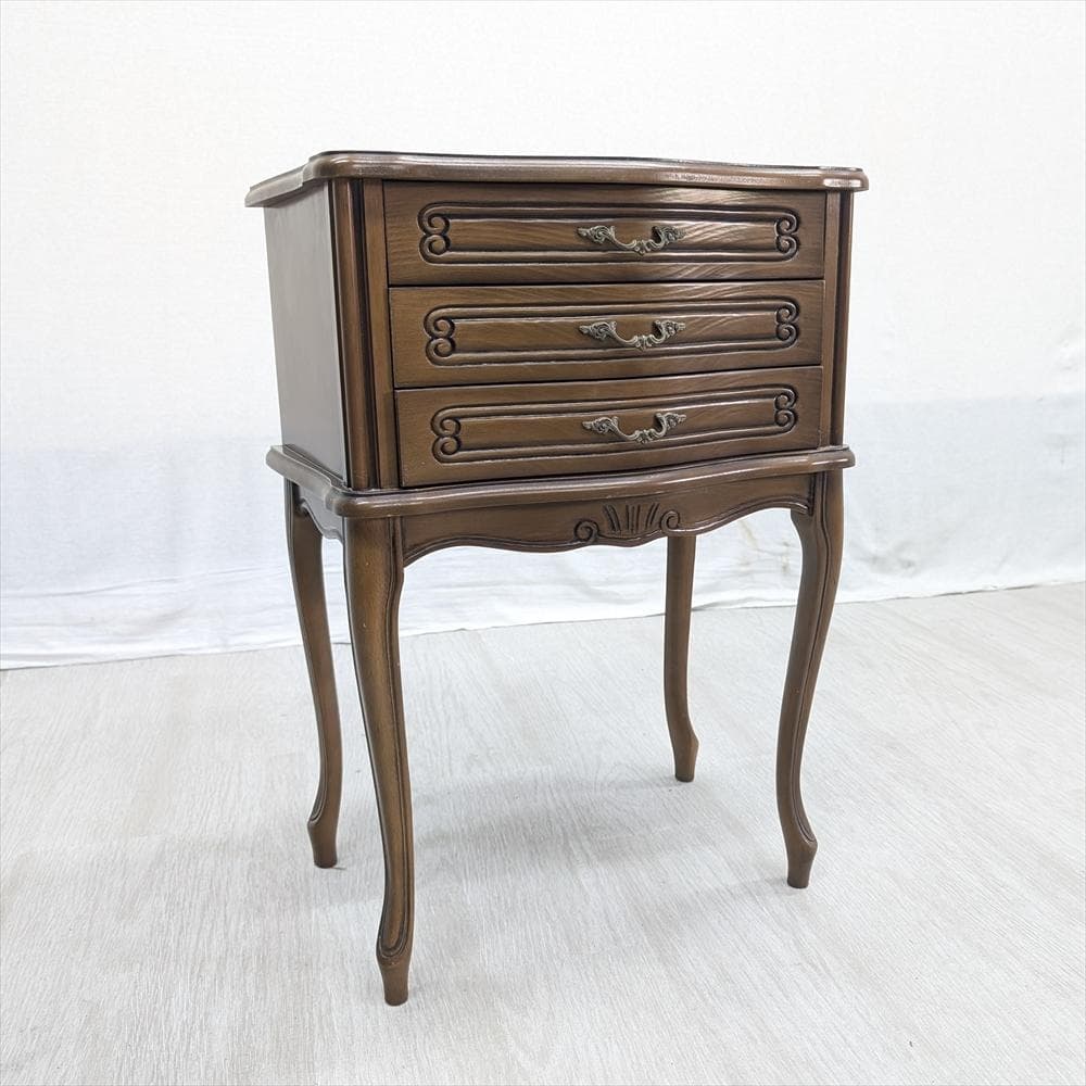 猫脚　リビングチェスト　コンソール　飾台　ナイトテーブル　サイドチェスト　タンス