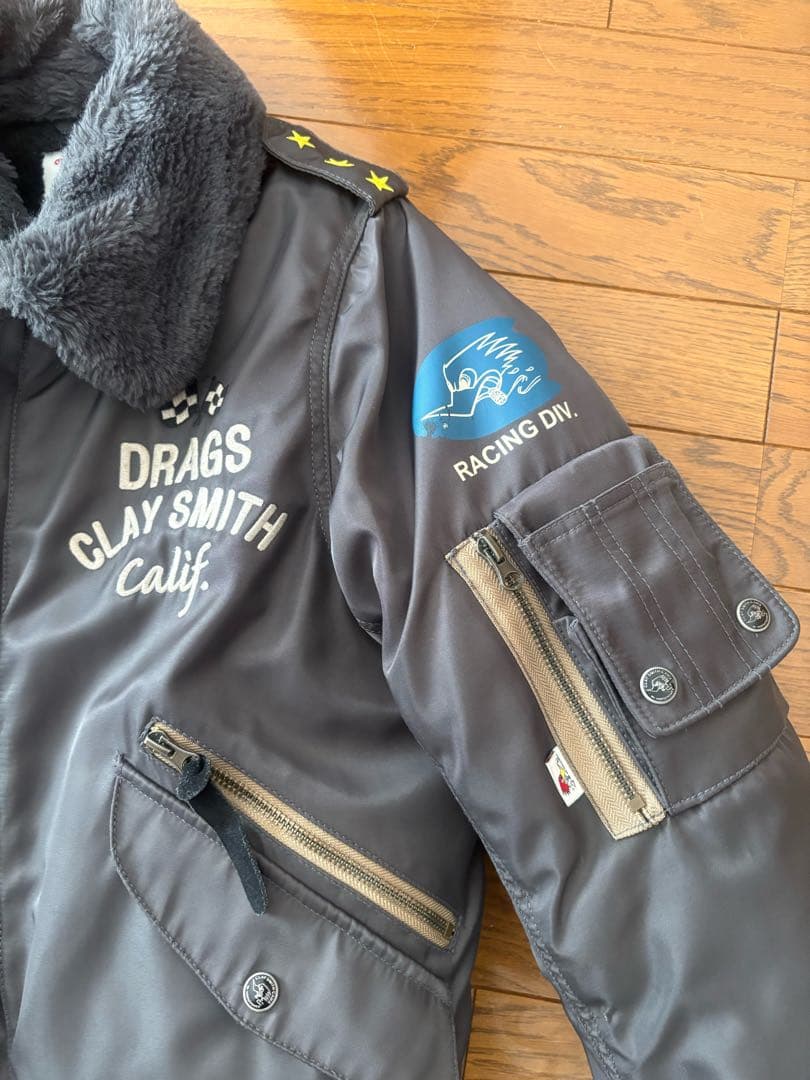 Clay Smith MA-1クレイスミス バイクジャケットS レディース