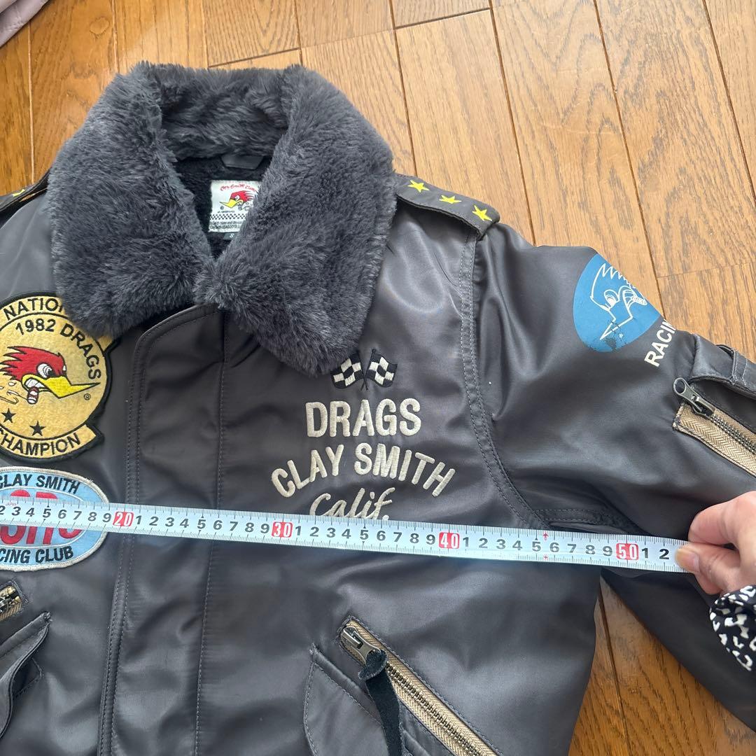 Clay Smith MA-1クレイスミス バイクジャケットS レディース