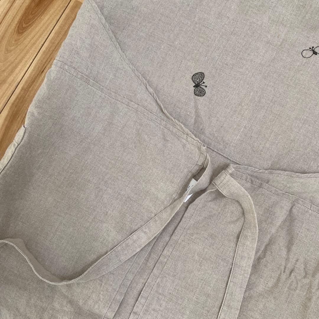 【希少‼️】ミナペルホネンchoucho リネンエプロン